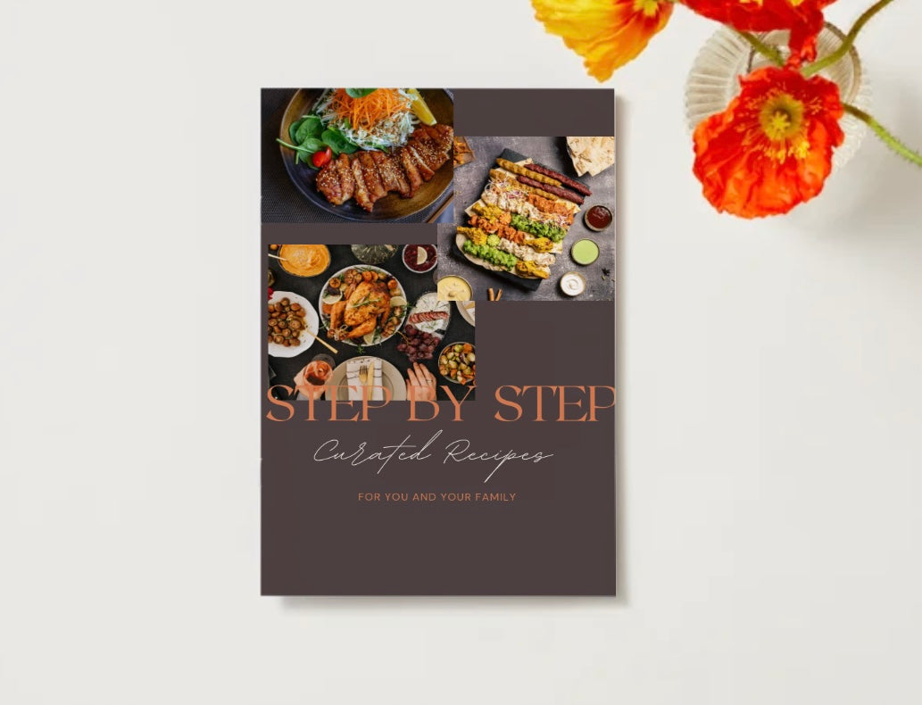 Step by step recipe book