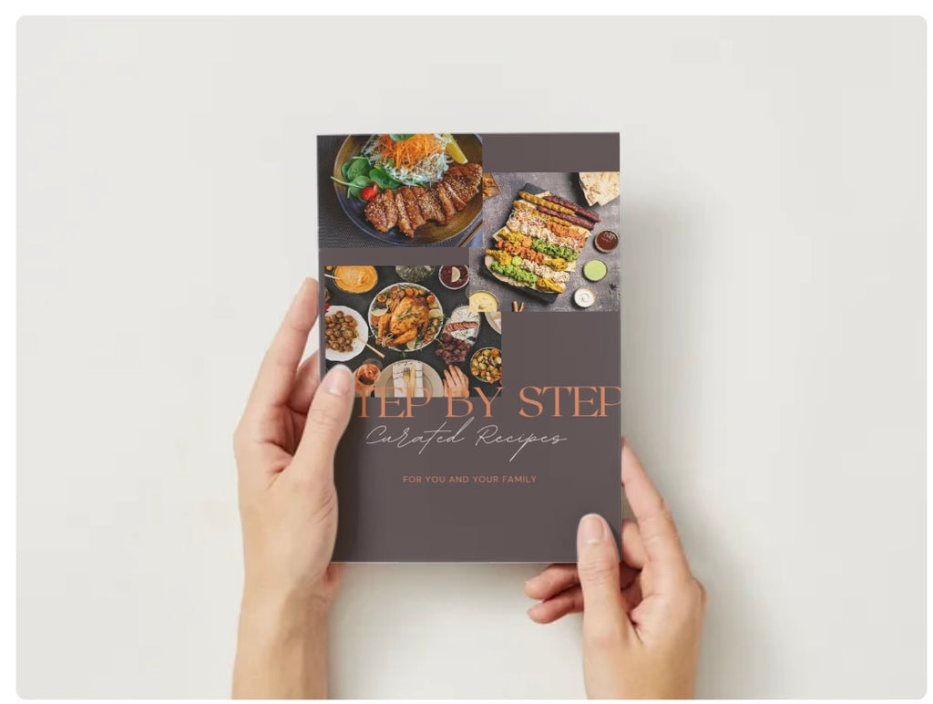 Step by step recipe book