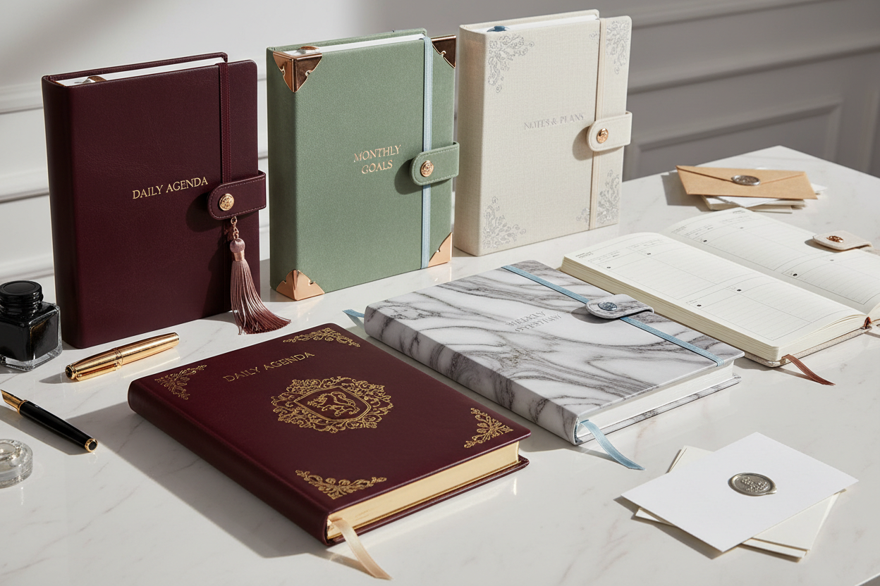Planners of different kinds that look luxurious 